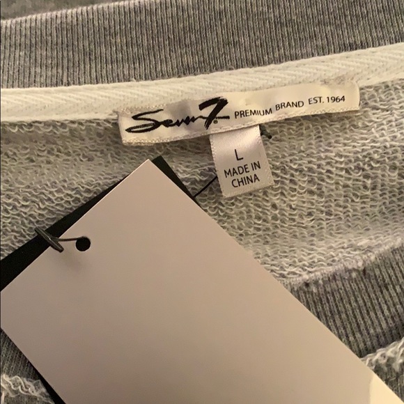 NWT seven-7 sweatshirt - Picture 2 of 5